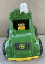 Mega Bloks Big Blocks John Deere Lil' Tractor First Builders Farm fun toy