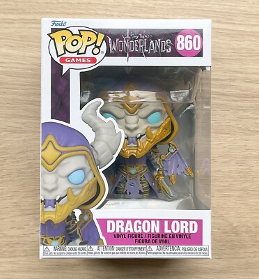 Funko Pop Games Tiny Tinas Wonderlands Dragon Lord (Box Damage) #860 + Protector