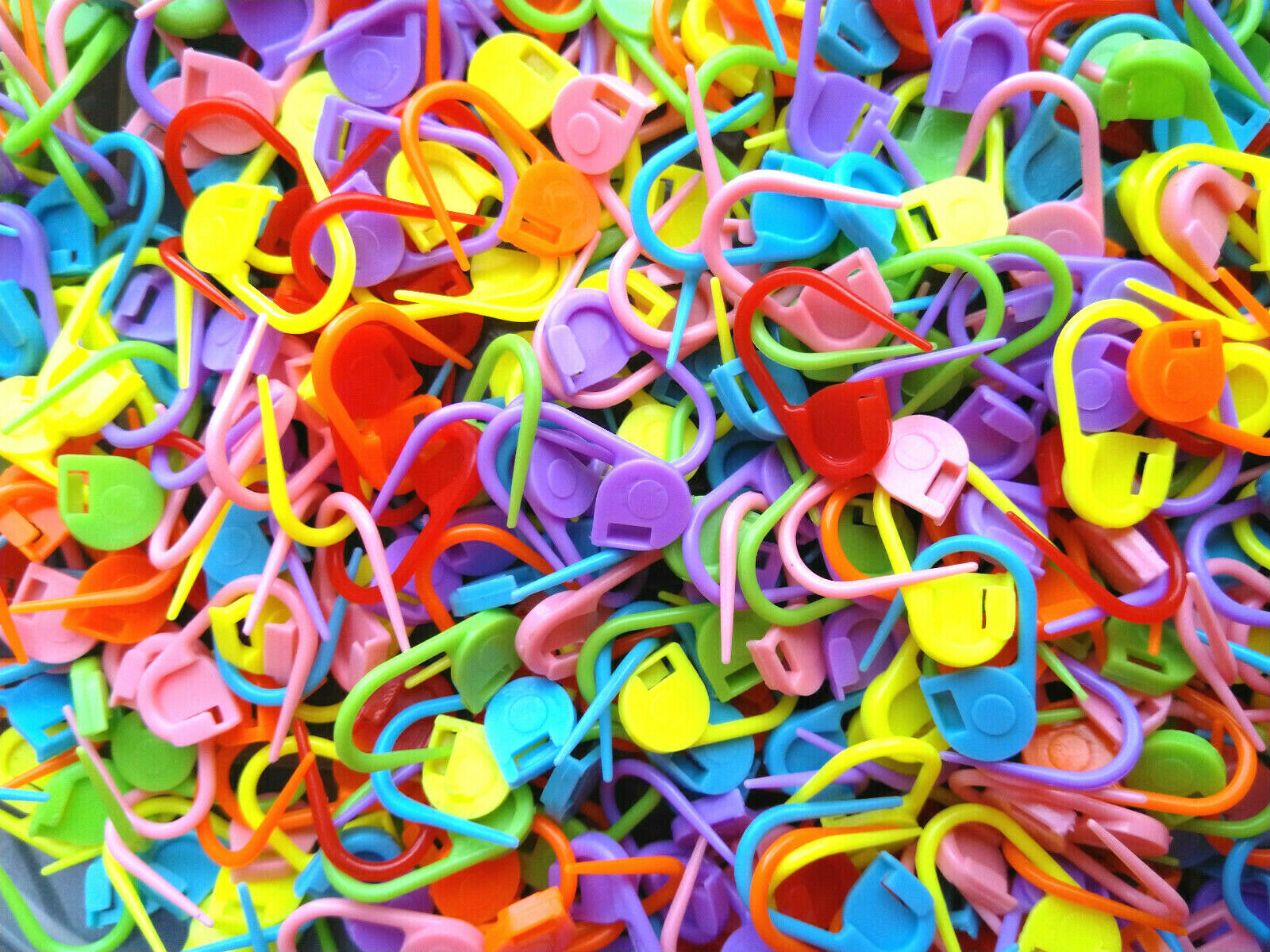 Knitting Crochet Stitch Marker's Clips Locking eBay