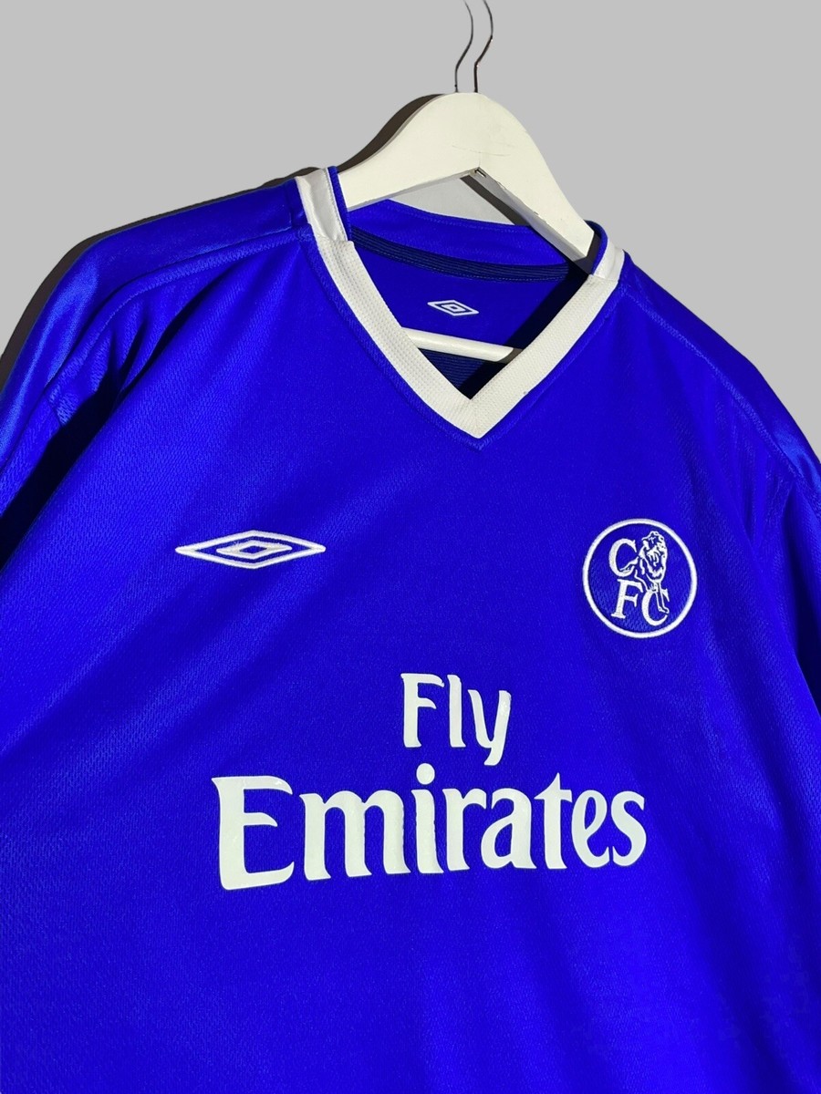 2003-2005シーズンチェルシーホームレトロユニフォーム 2003-2005 Chelsea Home Retro Kit - Classic Football Jersey