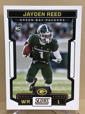 JAYDEN REED 2023 Score ROOKIE #363 Green Bay Packers Football Card RC. rookie card picture
