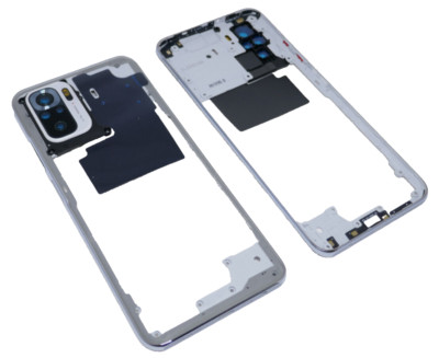 Xiaomi Redmi Note 10 4G Mittelrahmen Rahmen Middleframe Housing Kameraglas Linse