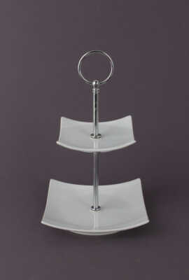 Ritzenhoff-Breker Bianco Porzellan Etagere Höhe 23,5 cm