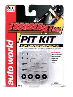 AUTO WORLD THUNDERJET "HO" SCALE ULTRA "G" DELUXE PIT KIT SLOT CAR- '41 - Foto 2