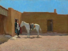 Oscar Berninghaus : Sleepy, Mid-Day : 13x19 Archival Art Print