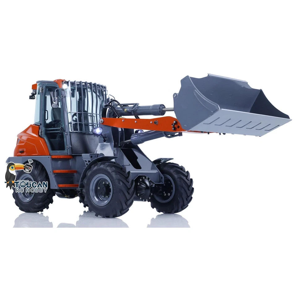 LESU 1/14 Hydraulic RC Loader AOUE MCL8 PNP Painted W/ Sound and Light System - Image 3 of 4