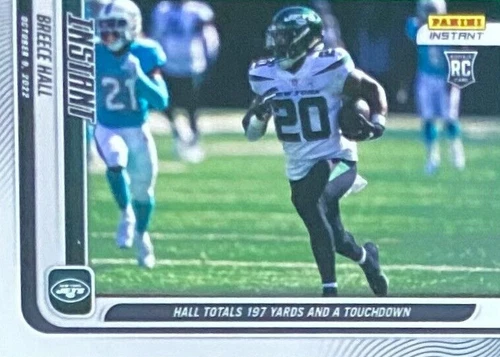 2022 Panini Instant NFL Breece Hall #55
