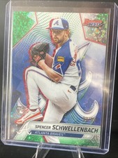 2025 Bowmans Best Spencer Schwellenbach RC Green Mini Diamonds Refractor  /99 💎