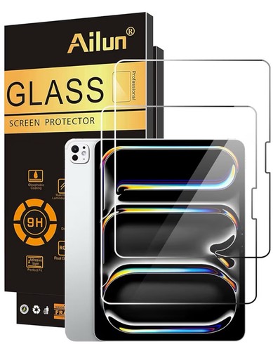 O/P- Ailun 2 screen protectors iPad Pro 13in. 2025/2024 8ª/7ªgeneration M5/M4