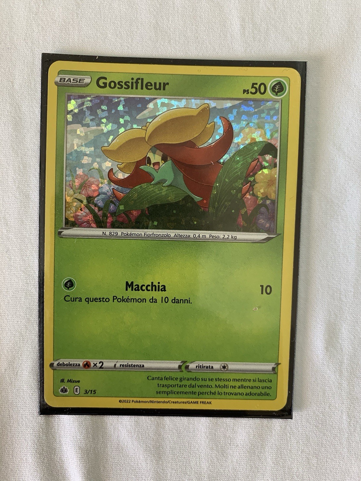 2022 McDonald's Pokemon Promotion Gossifleur 3/15 Mint Condition Never Played