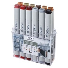 Too Copic Classic Marker Set Architektur-Farben 12 Stück alkoholbasiert