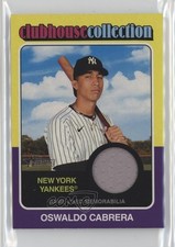 2024 Topps Heritage High Number Clubhouse Collection Relics Oswaldo Cabrera x9t