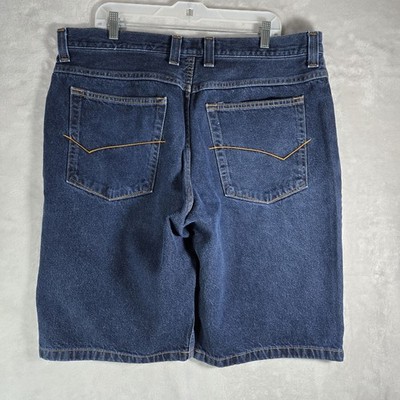 Anchor Blue Baggy Denim Jean Shorts Jorts Mens Sz 38 Blue Beyond