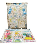 NOS Vtg  76 Playskool Tommee Tippee Bibs   0-14lb Bucs N Does Sleeper NOS Baby