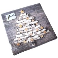 20 Servietten Tannenbaum 3-Lagig 33X33Cm Tissue Weihnachten Vintage Christbaum