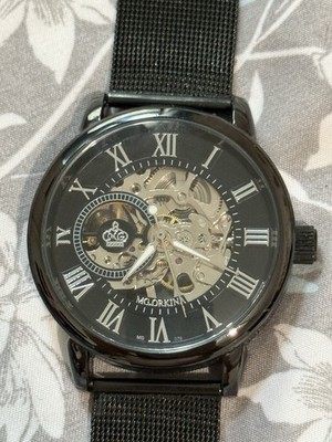 MG.Orkina Automatic-self-Wind Mechanical Watch Black