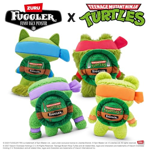Zuru Fuggler Teenage Mutant Ninja Turtles Leonardo Plush Toy