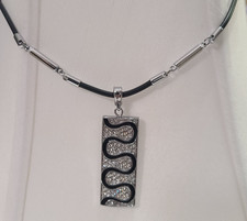 Nikken Bella Passione 24K Plated Magnetic Genova Necklace  Firenze Serpentine