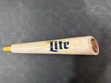 Miller Lite Beer Tap Handle Baseball Bat Shaped Breweriana Collectible