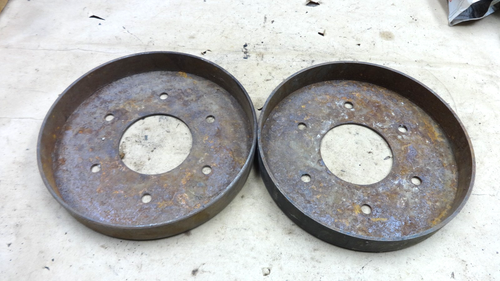 1912 1925 Model T Ford REAR BRAKE DRUMS Original pair Small Drum - Picture 5 of 9