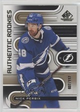 2022 Upper Deck SP Game Used Authentic Rookies Gold 37/117 Nick Perbix #212 05cr