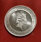 Solid Silver, 3.1 Grams Guinea Silver Round, Queen Elizabeth. Fine .999 Pure!