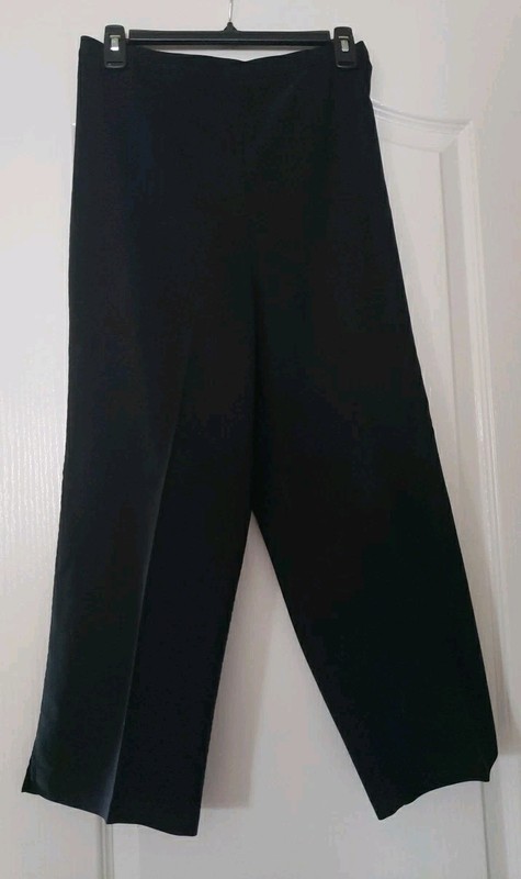 Units Vintage Cropped Black Dress Pants Large