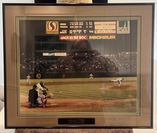 ⚾️1990 Autographed And framed 16x20 Nolan Ryan 6th No-Hitter In Oakland.🇺🇸