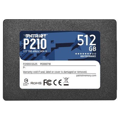 Patriot P210 512GB SATA III 2.5'' Internal SSD