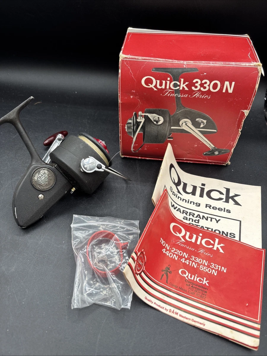 Moulinet Toupie Vintage Dam Quick 550 N - Pêche Mer - Fabriqué En