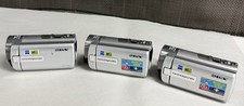  Lot of 3  Sony Handycam Video DCR-SX85 No Batteries Untested -But Guaranteed