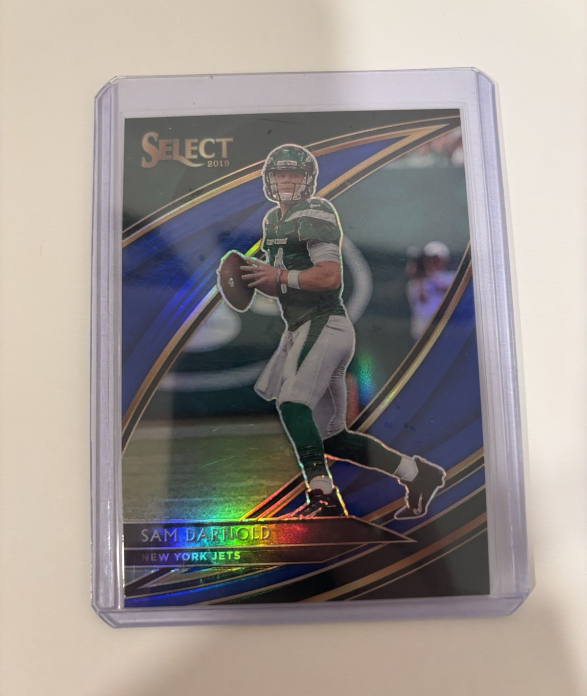 Panini 2019 Select Field Level Sam Darnold Blue Prizm /75 #227 Jets
