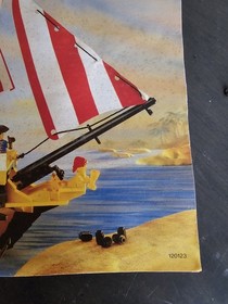 LEGO Set 6285 Manual Instructions ONLY Black Seas Barracuda 1989