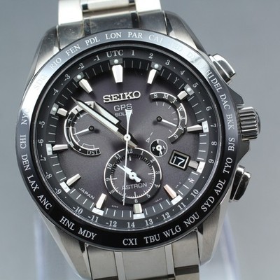 N NEUWERTIG SEIKO Astron SBXB041/8X53-0AB0-2 Keramik Titan GPS Solar Herren g...