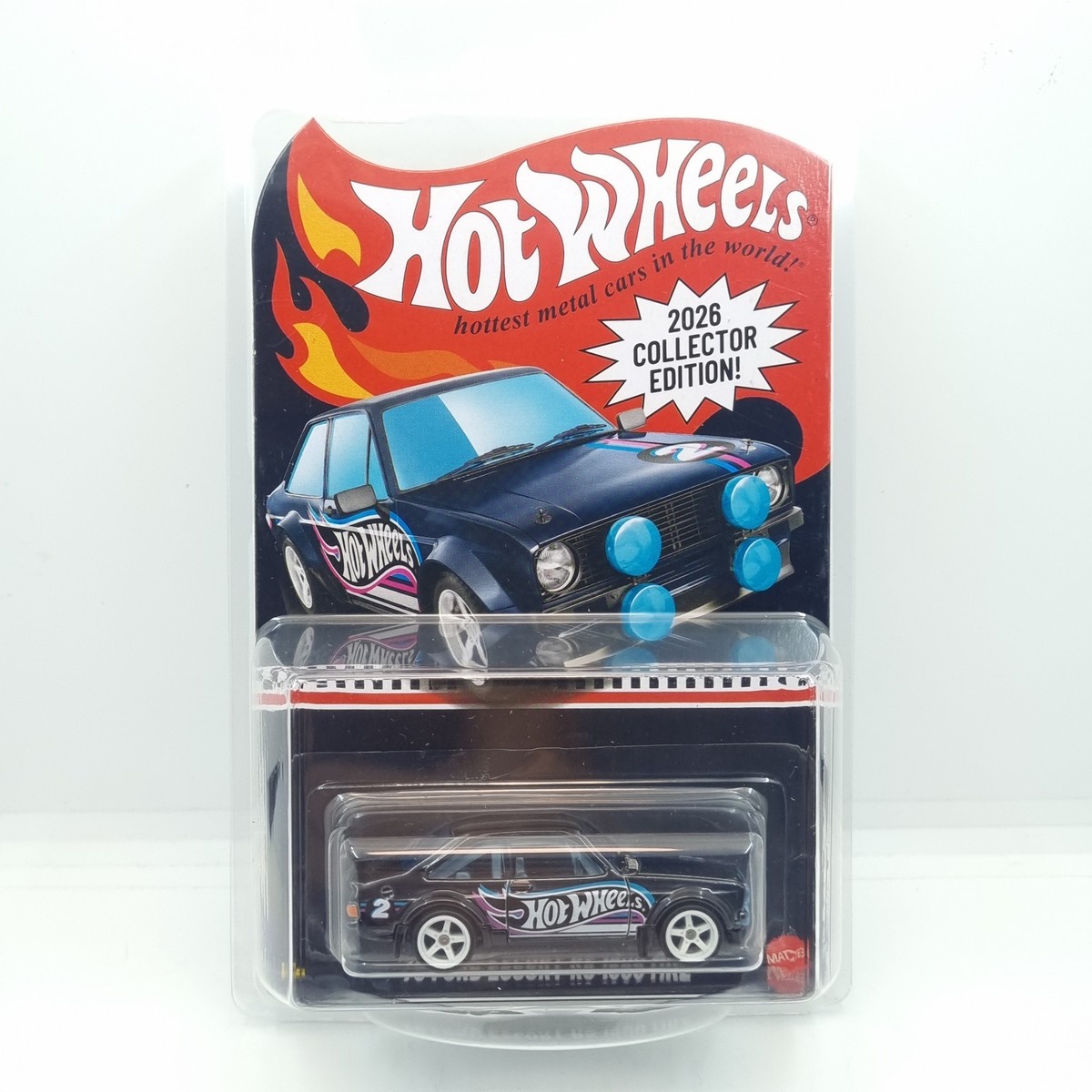 2台 ☆ ホットウィール 2026コレクターエディション フォードエスコート Hot Wheels 2026 Collector Edition '78 Ford Escort RS 1800 MK2 Mail