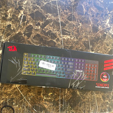 Black Mechanical Keyboard English QWERTY Redragon Sindri K6271 Illuminated USB