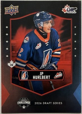 JP Hurlbert Rookie 2025 Upper Deck CHL USA Prospects Challenge #PC-JH Red (RC)