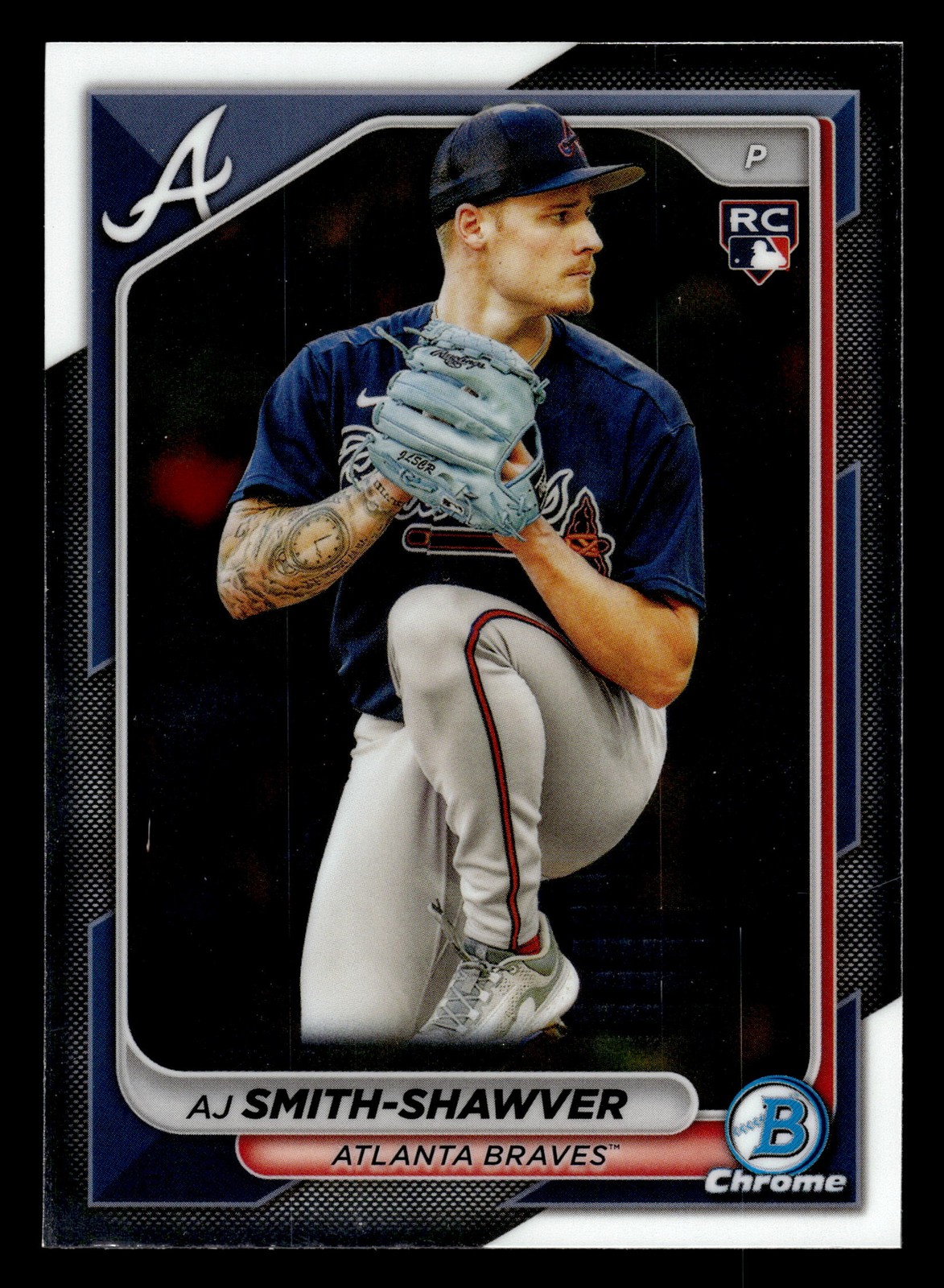 2024 Bowman Chrome - #22 AJ Smith-Shawver - Atlanta Braves