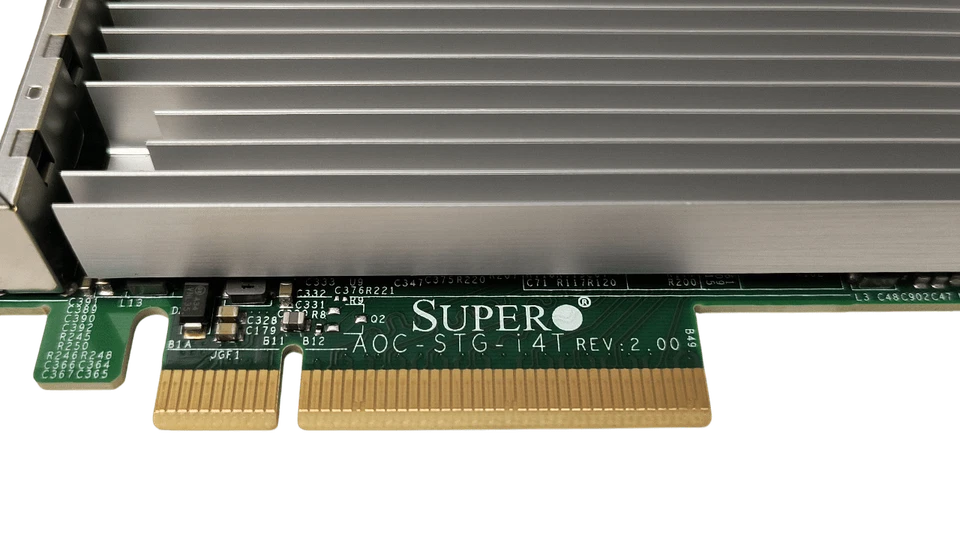Supermicro AOC-STG-i4T Quad Port 10Gb RJ-45 Network Adapter Full Height - Image 3 of 3