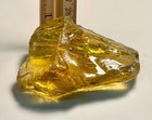 Amber Translucent Art Glass Cullet Slag Glass 5.1 oz  3" X 2.5" X 1" — photo 3