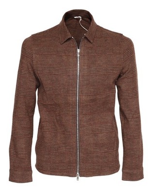 NWT MARCO PESCAROLO ''AVI'' JACKET wool brown Wales luxury Italy 48 S