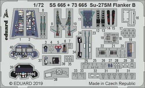 Eduard 73665 1/72 Flanker B for ZVE (Pre-Painted)