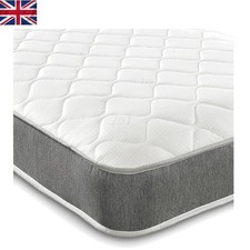 Handmade UK Single Mattress - 90x190cm, 18cm Bonnell Coil for Superior Comfort