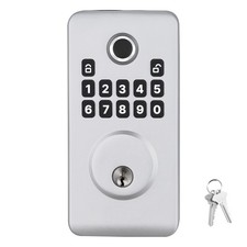 Uimoso Fingerprint Door Lock Biometric Electronic Deadbolt with Ergonomic Design