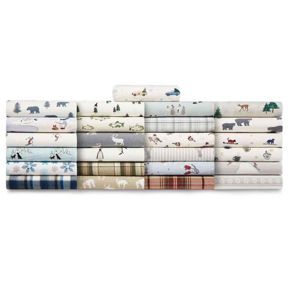 - Flannel Sheets Queen Size, Anti-Pilling & Wrinkle Resistant Cotton, Touchab... - Image 3 of 4