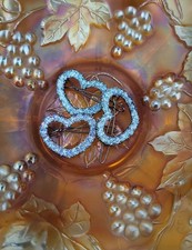 Vintage Barette Barettes Heart Set Of 3