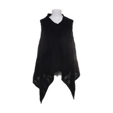 Poncho, Größe: ONE SIZE, Grau, Acryl/Alpakawolle/Viskose/Wolle, Zopfstrick #hVn