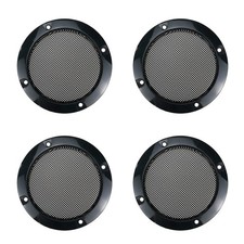Speaker Covers 3 Inch Black ABS Plastic Frame Mesh Ceiling Speaker Grills Cov...
