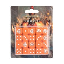 GW Age of Sigmar Fyreslayers Fyreslayers Dice Set (20) New