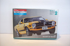 Vintage MONOGRAM 1970 BOSS 302 Mustang, Factory Sealed, 1/24 Scale, 1991 